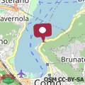 Map Front Lake Apartment with private Funicular by Rent All Como