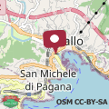 Mapa Funny appartment in Rapallo