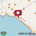 Map GAETA VILLA Sul MARE