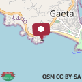 Map Gaeta Villino Isabella