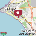 Mappa Gallipoli, casa vacanze Faro Blu