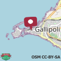 Map Gallipoli centro