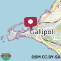 Mappa GALLIPOLI DUESTANZE