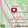 Map Garden Apartment Trento