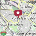 Map Garibaldi - Moscova three-room in the heart of Milan