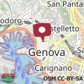 Mapa Genoa Belle Arti Chic Studio