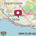 Map Genoa Quarto dei Mille Roomy Flat