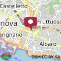 Map Genova Brignole Modern and Central Apartment