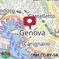 Map Genova House Historic Center - Happy Rentals