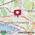 Mapa Genova Sestri Ponente GOA