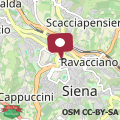 Karte Elegant 2BR Apartment in Siena. Porta Camollia