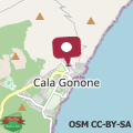 Karte Geräumige Wohnung in Cala Gonone