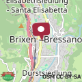 Map Gerharts Premium City Living - center of Brixen with free parking and Brixencard