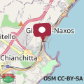 Map Giardini Naxos Roomy Flat near the Sea