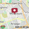 Mapa Gloria Hostel Milano