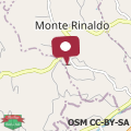 Mapa Gorgeous Apartment In Monte Rinaldo With Wifi