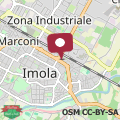 Map Appartamento comodo a stazione autostrada ed autodromo, 5 posti letto con garage