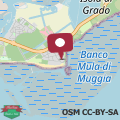 Mapa Grado-Pineta a Mare