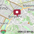 Map Gran Madre Luxury Suite con Vista Panoramica 360 su Torino, Vicino Piazza Vittorio