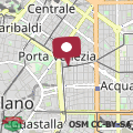 Map Grande appartamento in centro Milano