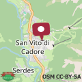 Carte Grazioso appartamento in casa di montagna a San Vito di Cadore