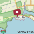 Map Greenfish House, Fertilia near the beach