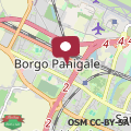 Map Grigio Perla Panigale, villetta con giardino e parcheggio privato gratuito fino a tre posti auto