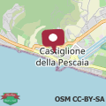 Map Große Wohnung in Castiglione Della Pescaia mit Terrasse