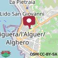 Map Gruppo Aedes Alghero, Residenza Michelangelo - 500 mt dalla spiaggia