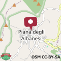 Map GUEST HOUSE PIANA DEGLI ALBANESI