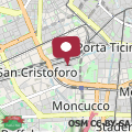 Karte GuestHost - Cozy Apartment X4 in Navigli District