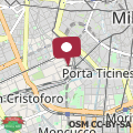 Mappa GuestHost - Cozy Studio Apartment Tortona Milan