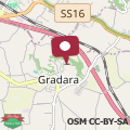 Mappa GuestHost - Gradara Comfy Apartments