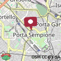 Mappa GuestHost - Milano Central Studio Arco della Pace