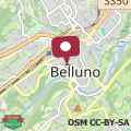 Map GuestHost - Piazza Castello Belluno Central Dream