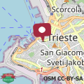 Map Habemus Loft -The Circle raffinato ed esclusivo Art-loft open space nel cuore storico pedonale di Trieste
