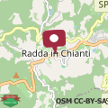 Map Heart of Chianti - a warm flat in Radda