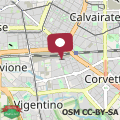 Map Hera Cozy Apartment in Milan Pta Romana e Vill Olimpico