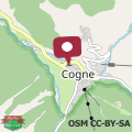 Mappa HIBOU Chambres Affittacamere Cogne