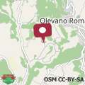 Mapa Hillside home with fantastic view - 7 beds - only 1h from Rome