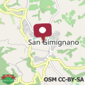 Map Historic Farmhouse Overlooking San Gimignano