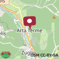 Map Holiday Guesthouse La Casina di Butzi pet friendly - Terme di Arta - Zoncolan