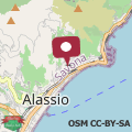 Map Holiday Home Belvedere Alassio by Interhome