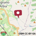 Mappa Holiday Home Caggiolo by Interhome