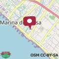 Map Holiday Home Il Pontile in Marina di Massa, apartments with private outdoor area, just 400 meters from the sea
