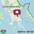 Mapa Holiday home in Isola di Albarella 43996