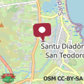 Mapa Holiday home in San Teodoro 53786