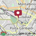 Mappa Holiday Inn Milan Garibaldi Station by IHG