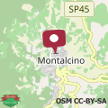 Map Montalcino Tuscany Home - Casa Vacanza Via Spagni 44