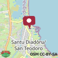 Map HOTEL Al FARO , SPIAGGIA LA CINTA ,SAN TEODORO